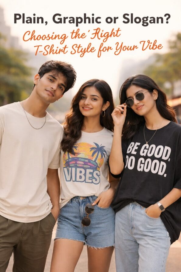 Plain, Graphic or Slogan Choosing the Right T-Shirt Style for Your Vibe