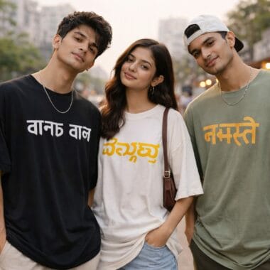 Regional Culture Meets Streetwear: The Rise of Indian Language Tees I PlainMood